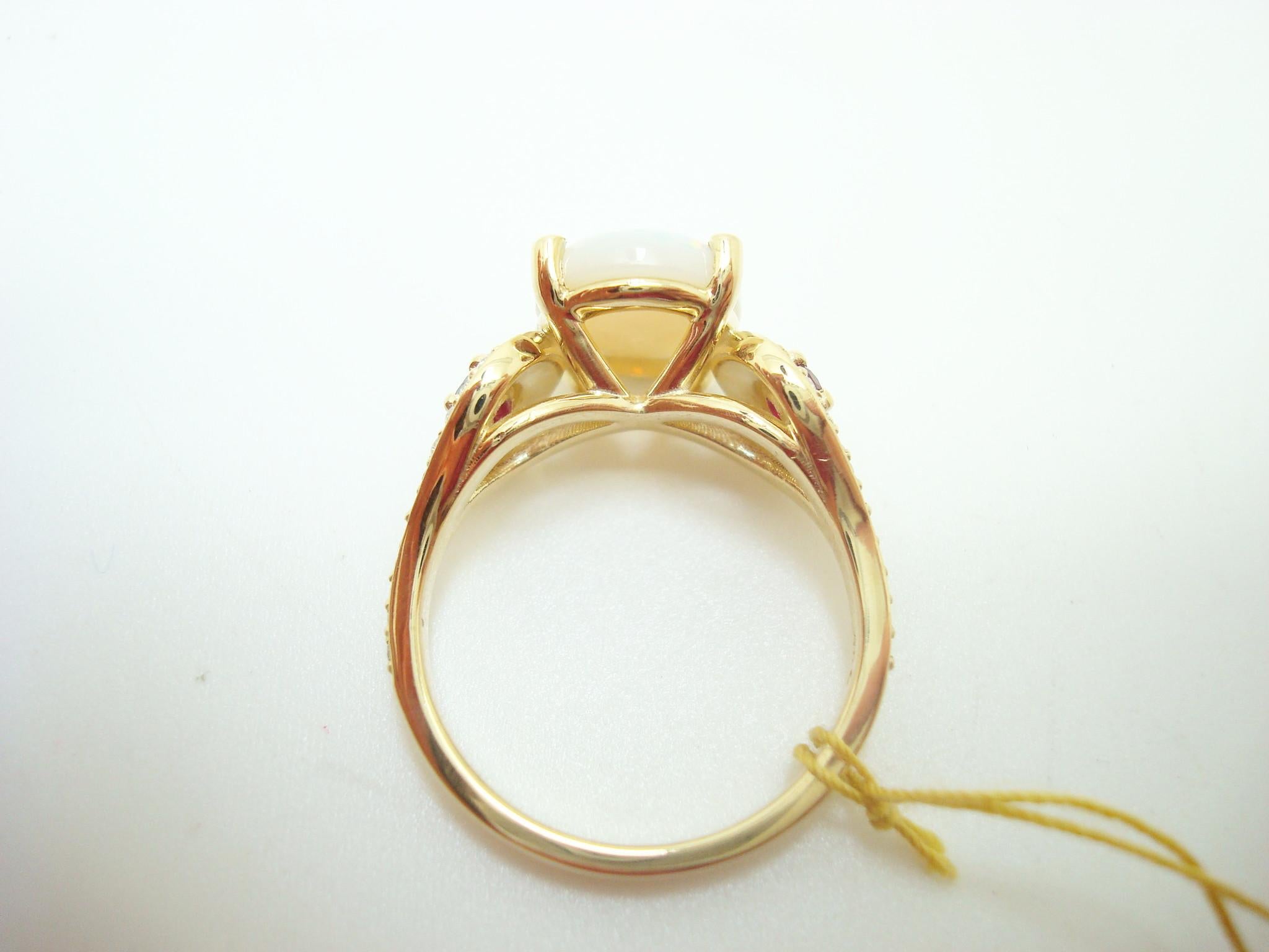 opal ruby ring