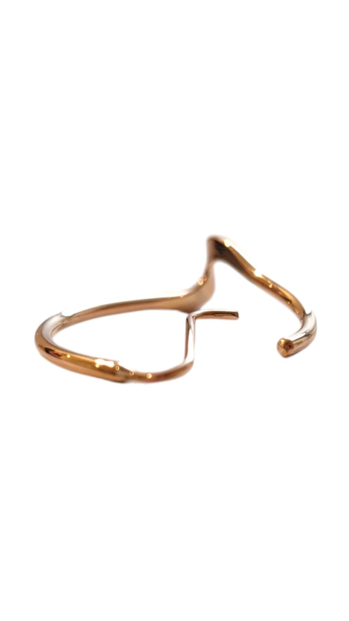 14K Yellow Gold Geometric Threader Earrings #18337 1