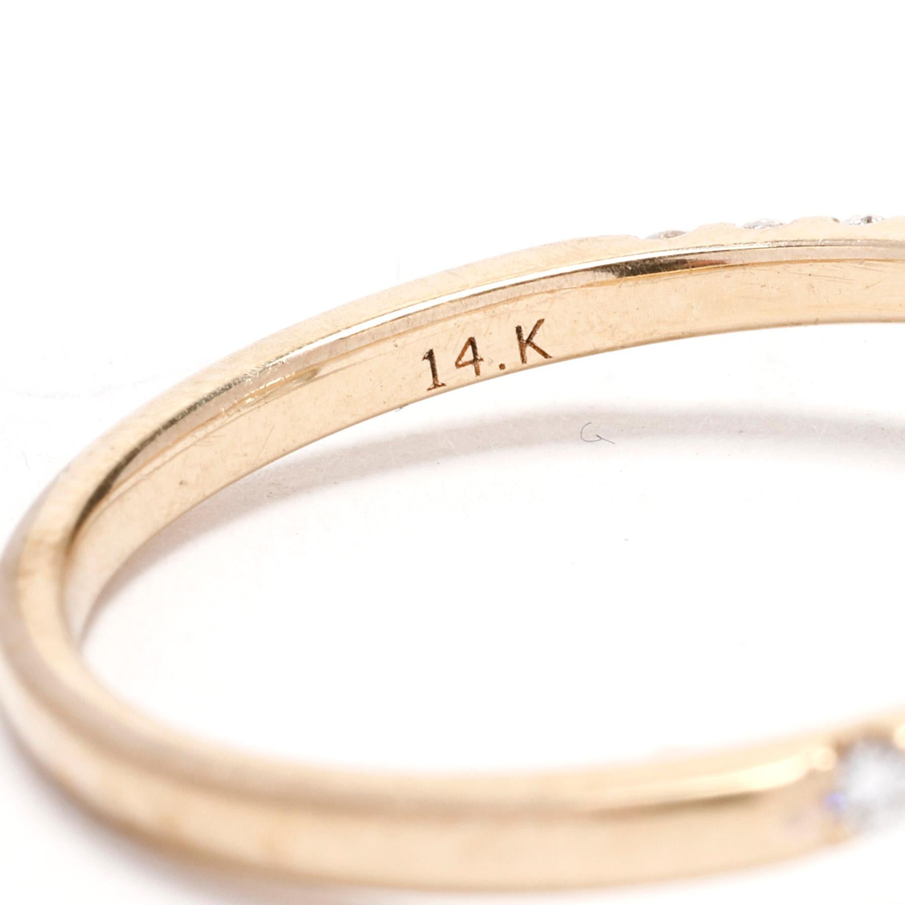 14k Yellow Gold 1.31ctw Diamond Engagement Ring, Ring Size 8, GIA Certified For Sale 1