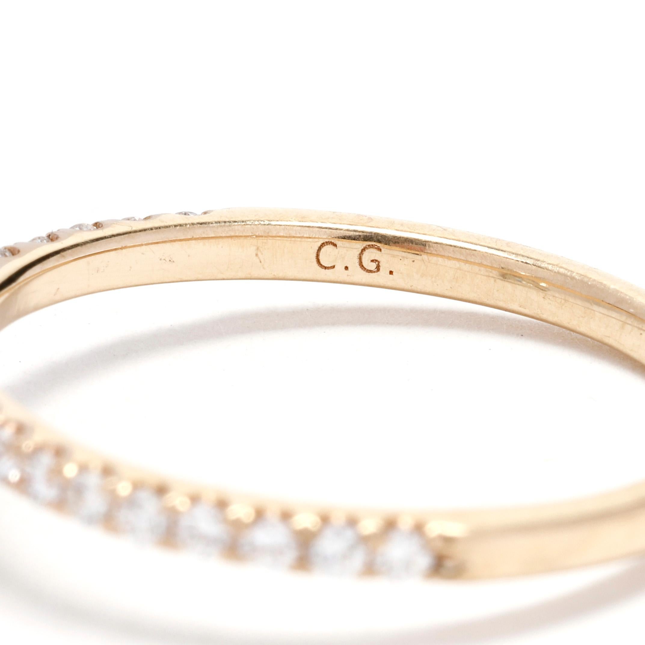 14k Yellow Gold 1.31ctw Diamond Engagement Ring, Ring Size 8, GIA Certified For Sale 2