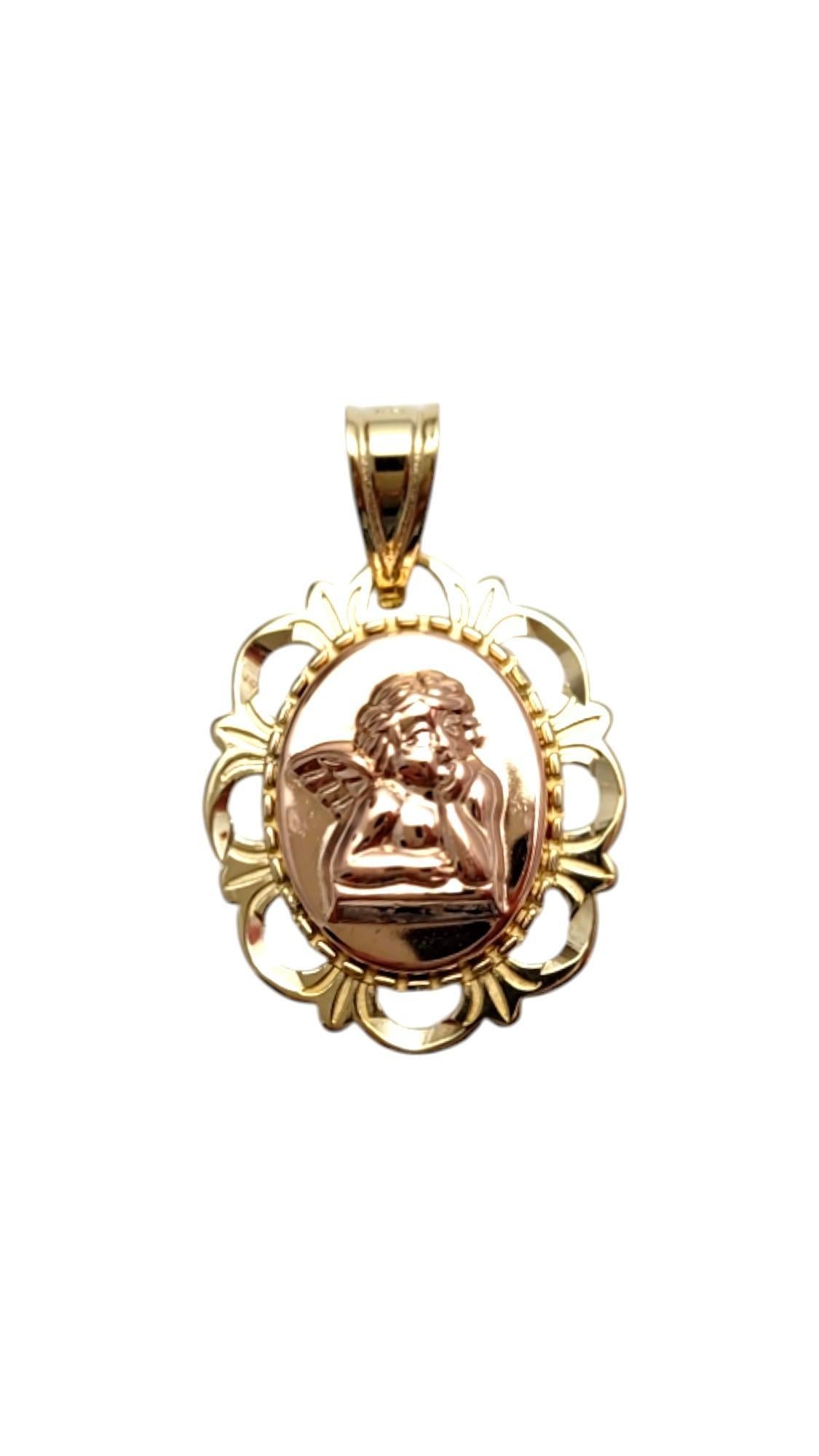14K Yellow Gold Guardian Angel Prayer Charm-

This meaningful pendant features a beautifully detailed image of a guardian angel!

Size: 19.95mm X 11mm X 16.04mm

Weight: 1.5 g/ 1.0 dwt

Hallmark: 14K MA

Very good condition, professionally