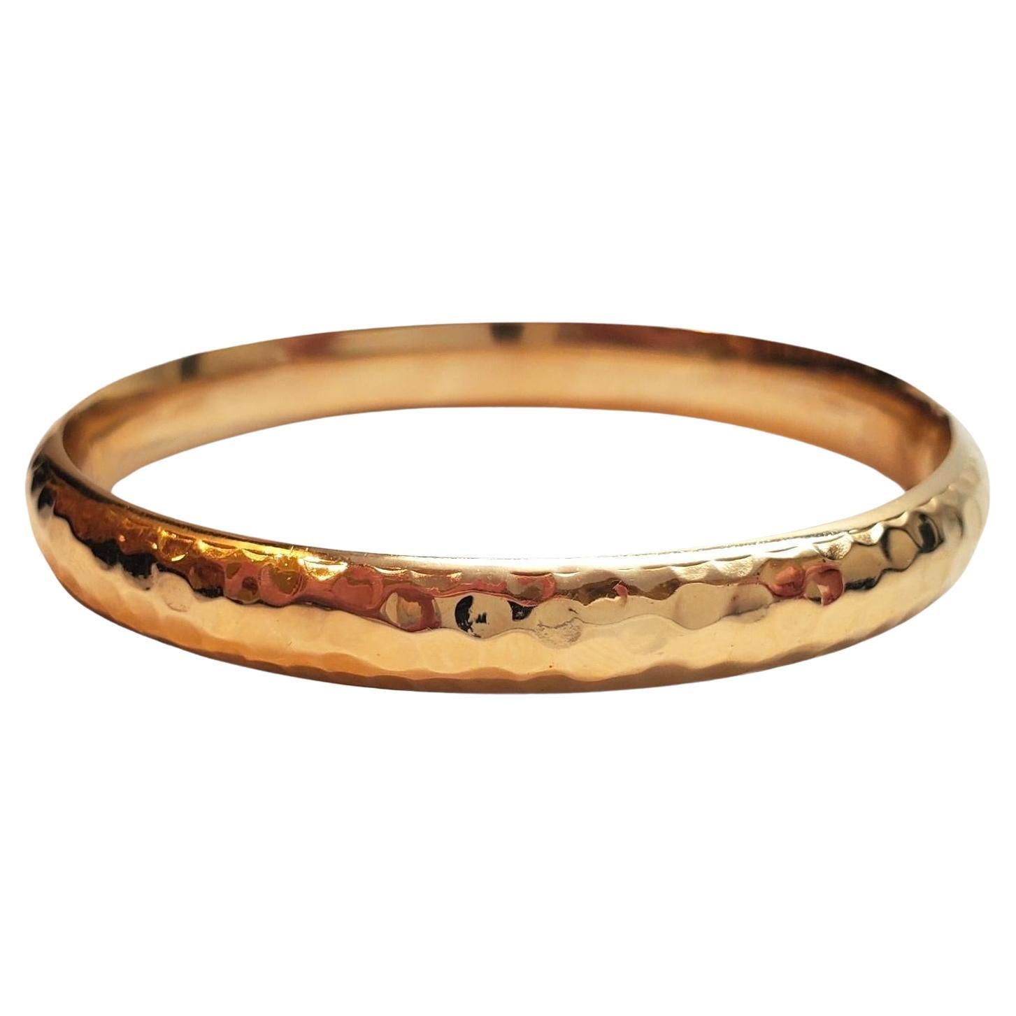 Minimalist Bracelet For Women Real 18k Yellow - Solid Cuff Style For Kids, Teens & Ladies, Handmade Gold Filled Bangle Bracelets - Foto 2