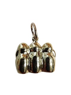 14K Yellow Gold "Hear No Evil, See No Evil, Speak No Evil" Monkey Charm #25206
