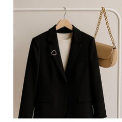 14K Yellow Gold Heart Shaped Pin with Semi Baroque Pearls and Amethysts