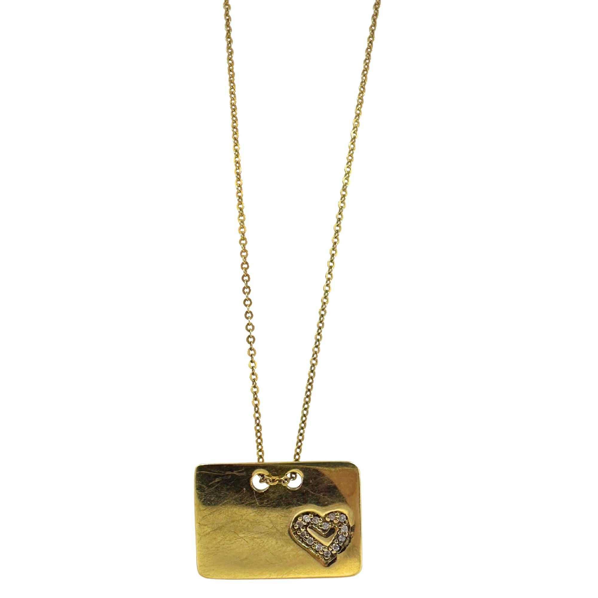 Collier avec pendentif en or jaune 14K en forme de coeur
Condit : En bon état avec quelques légères usures de surface dues à l'âge.
Longueur : 16 pouces, pendentif de 0,50 pouce
Marques : 