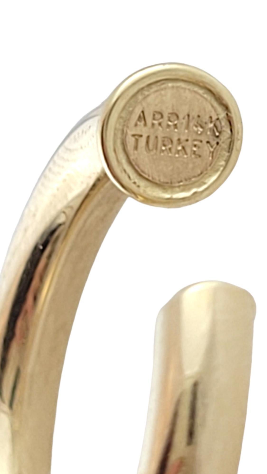 Boucles d'oreilles en or jaune 14K #16065 Pour femmes en vente