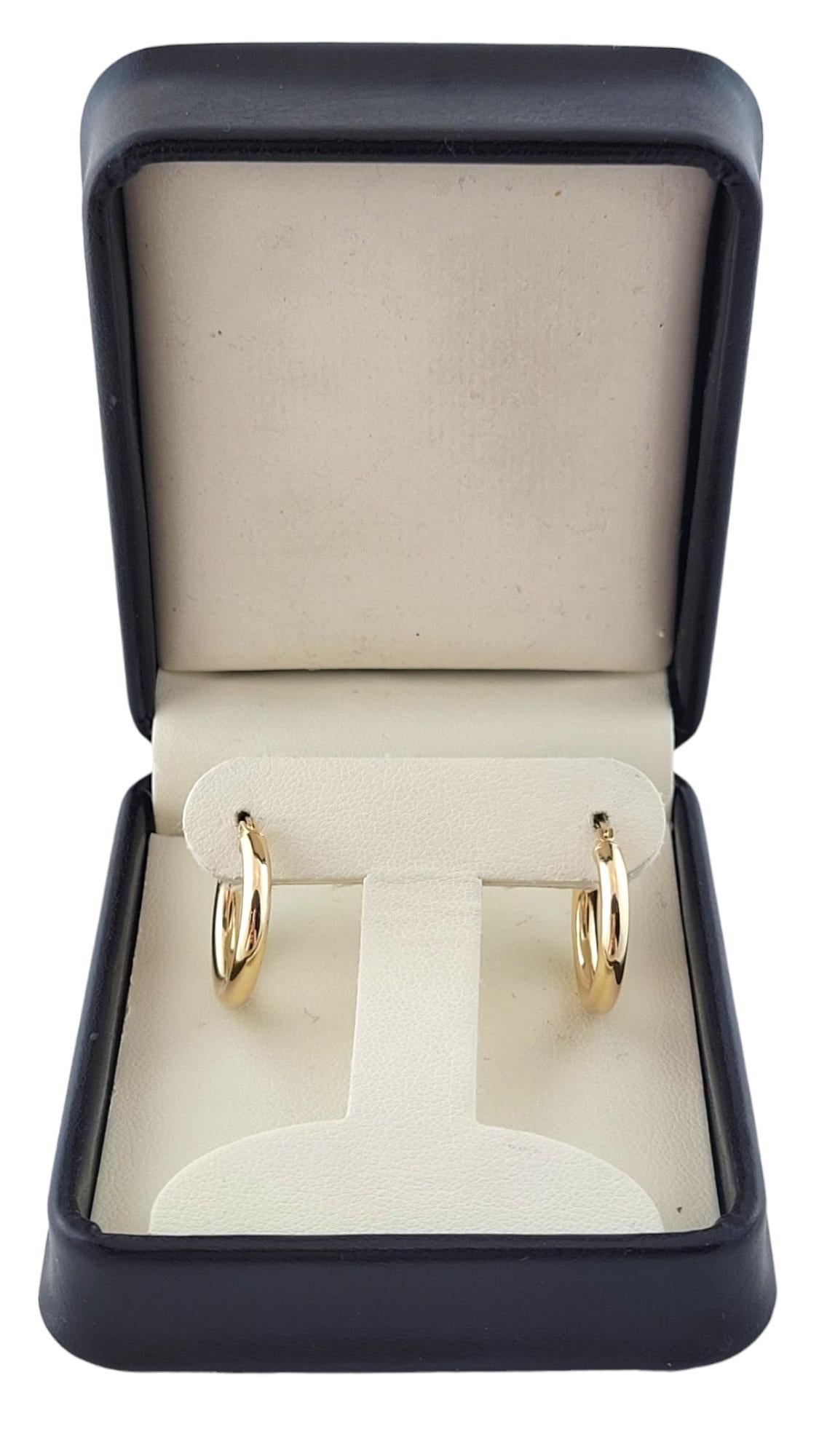 14K Gelbgold Creolen #17379 Creolen 2