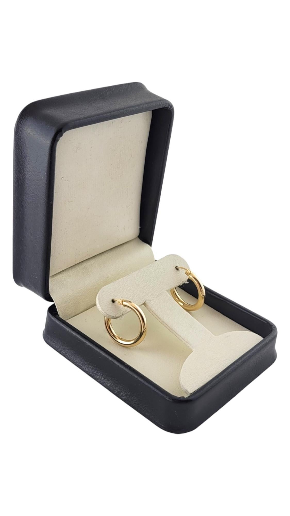 14K Gelbgold Creolen #17379 Creolen 3