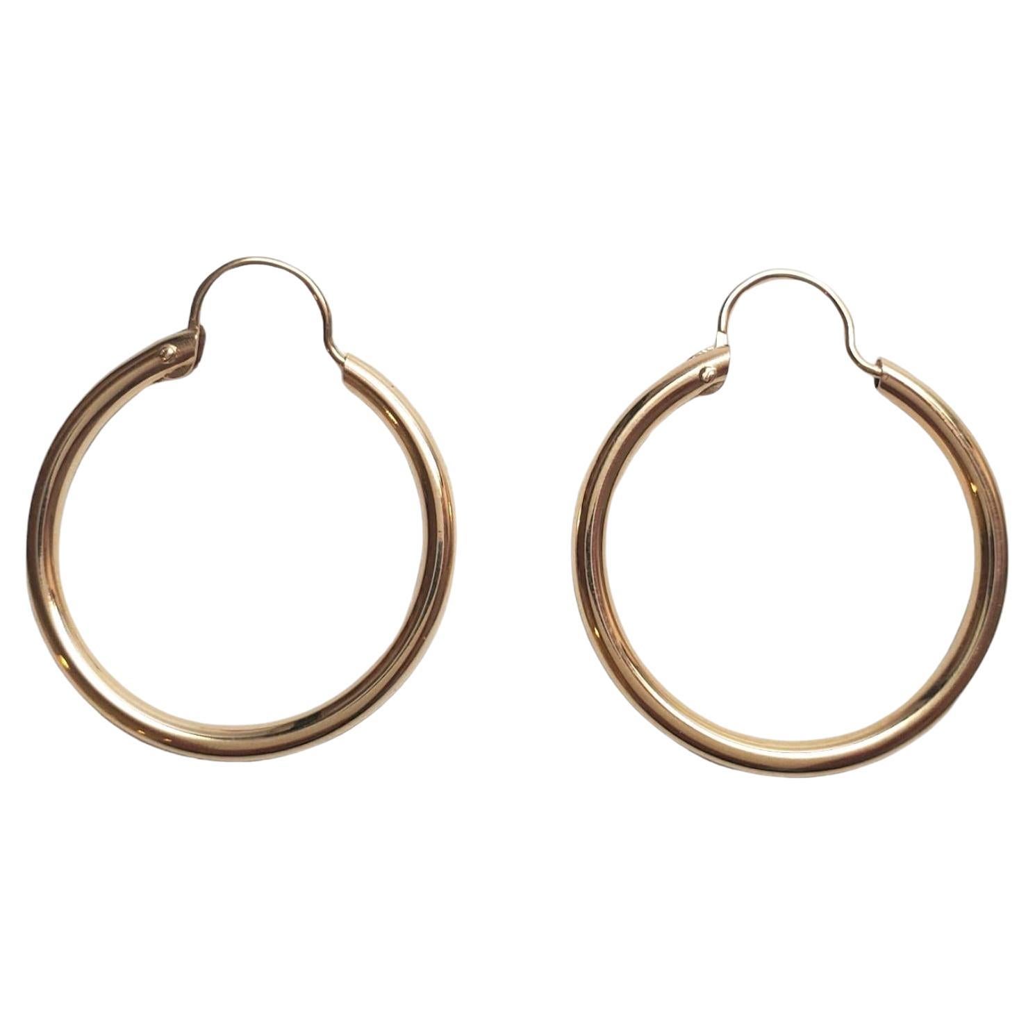 Jett Gold Hoop Earrings main image 0