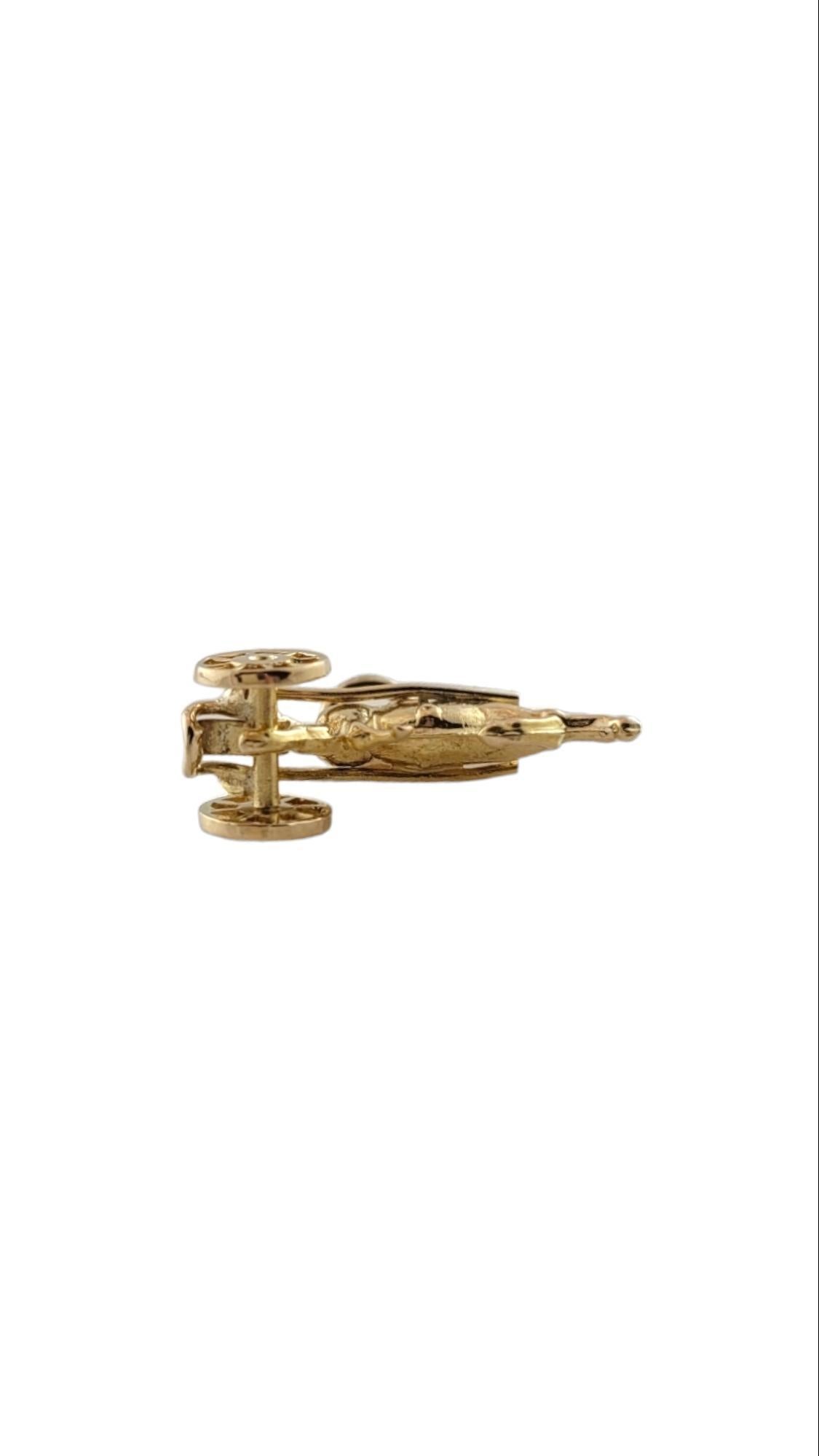 14K Gelbgold Pferd Kutschenanhänger #15816 Damen