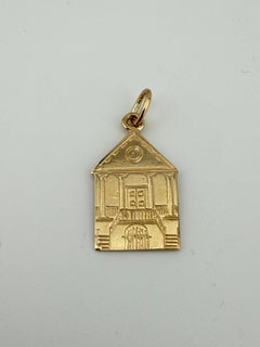 14k Yellow Gold House Charm/Pendant