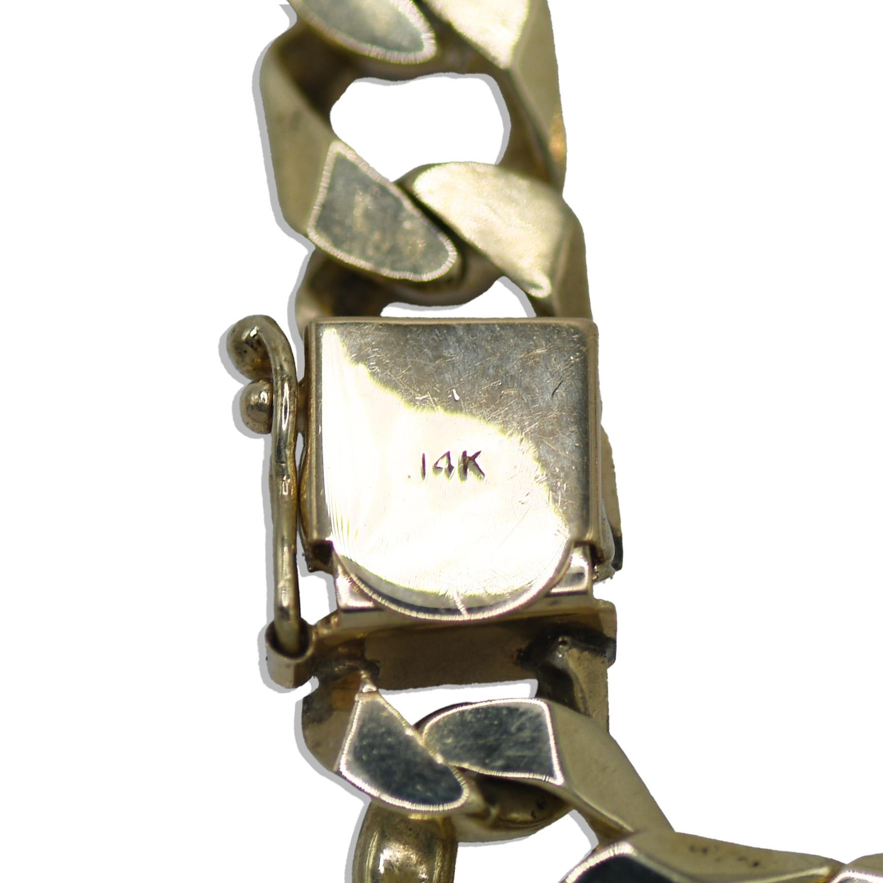 14K Gelbgold ID-Armband 8