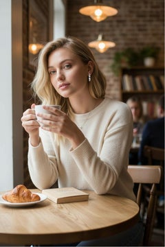 Boucles d'oreilles en or jaune 14K avec saphirs baguettes et diamants