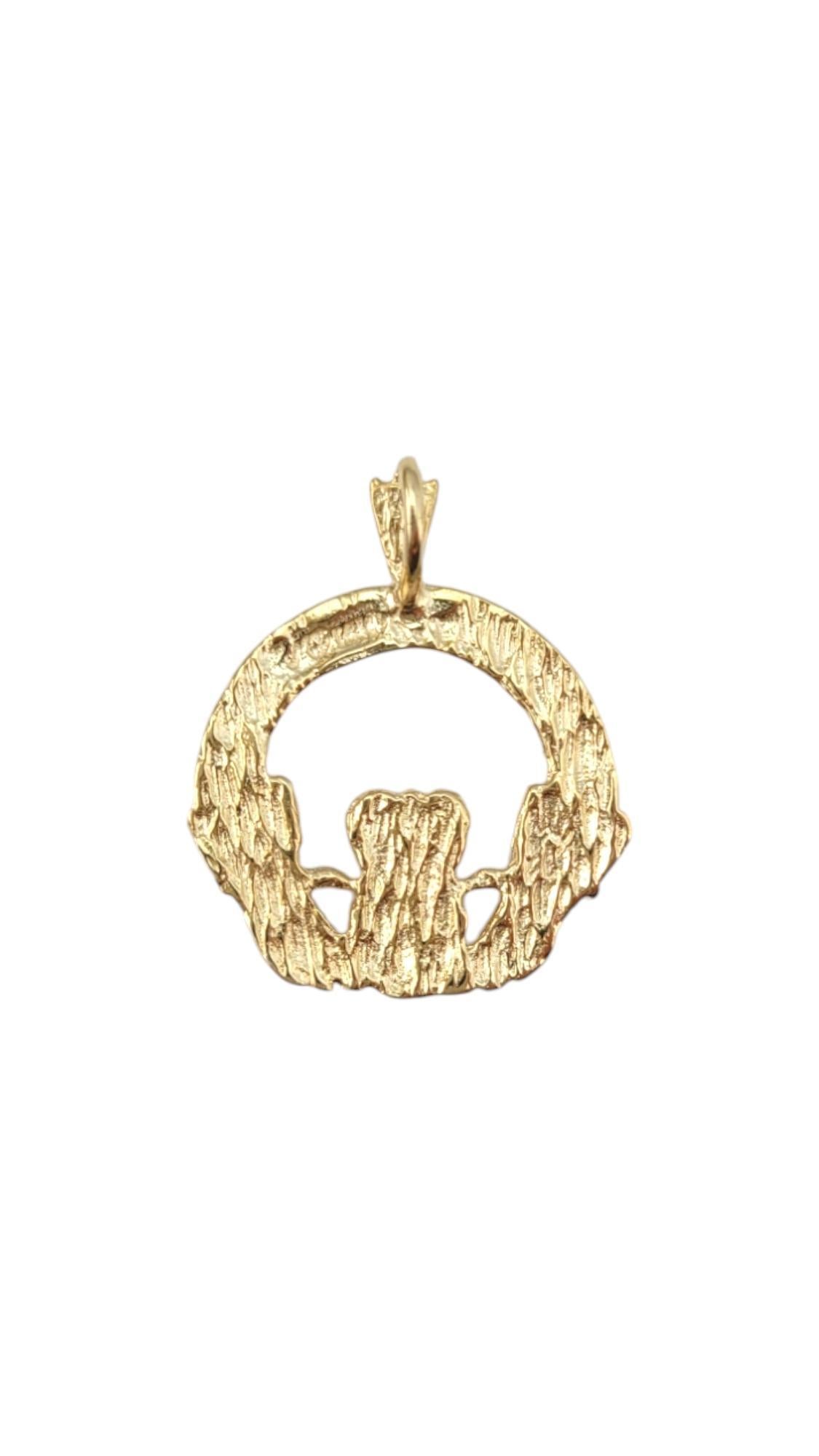 Breloque Claddagh en or jaune 14K #20322 Bon état - En vente à Washington Depot, CT