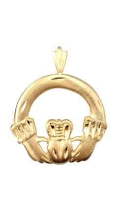 Breloque Claddagh en or jaune 14K #20322