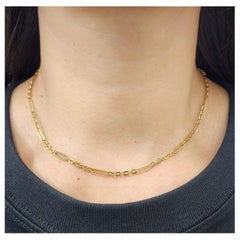 Catena a maglie italiane in oro giallo 14k di BALESTRA