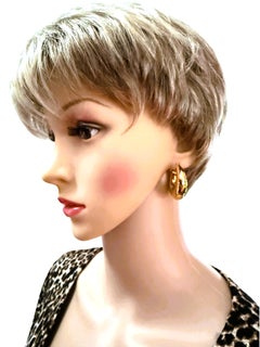 14k Yellow Gold Italian Milor Chubby / Puffy Hoop Earrings