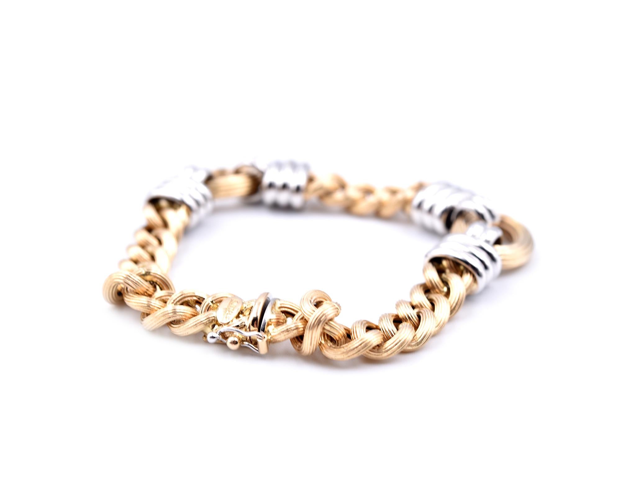 customized gold cuban link bracelet