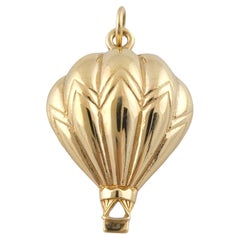 Vintage 14K Yellow Gold James Avery Hot Air Balloon Charm