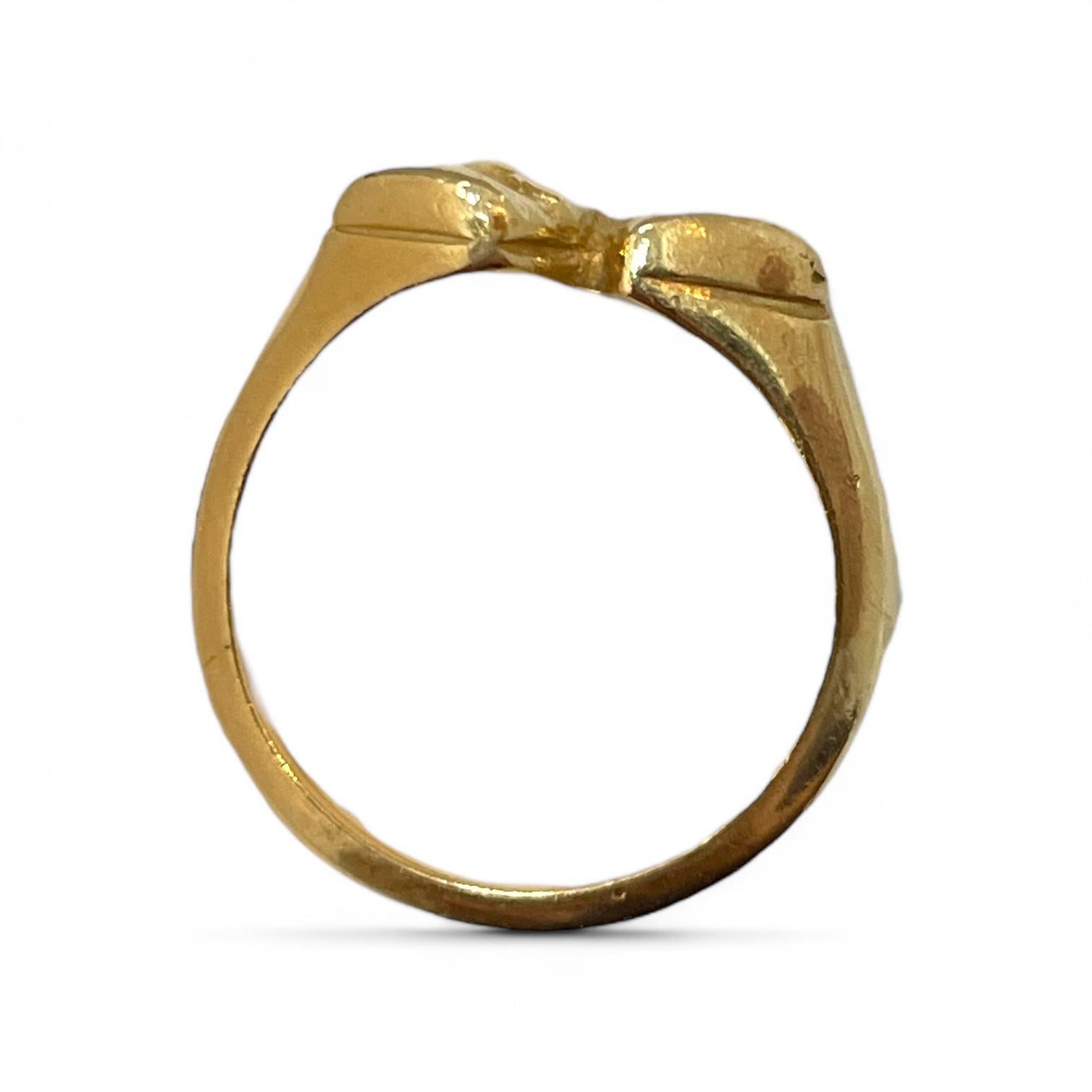 14K Yellow Gold James Avery Theatre Mask Ring For Sale 1