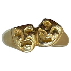 14 Karat Gelbgold James Avery Theatermaske Ring