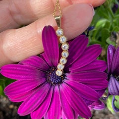 Colgante Viaje Oro Amarillo 14k Calidad VS .56 Quilates