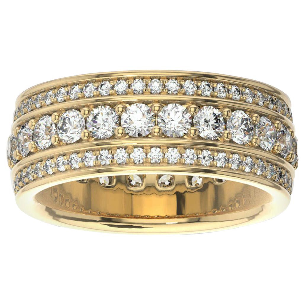 14K Yellow Gold Katharine Eternity Diamond Ring '2 Ct. tw' For Sale