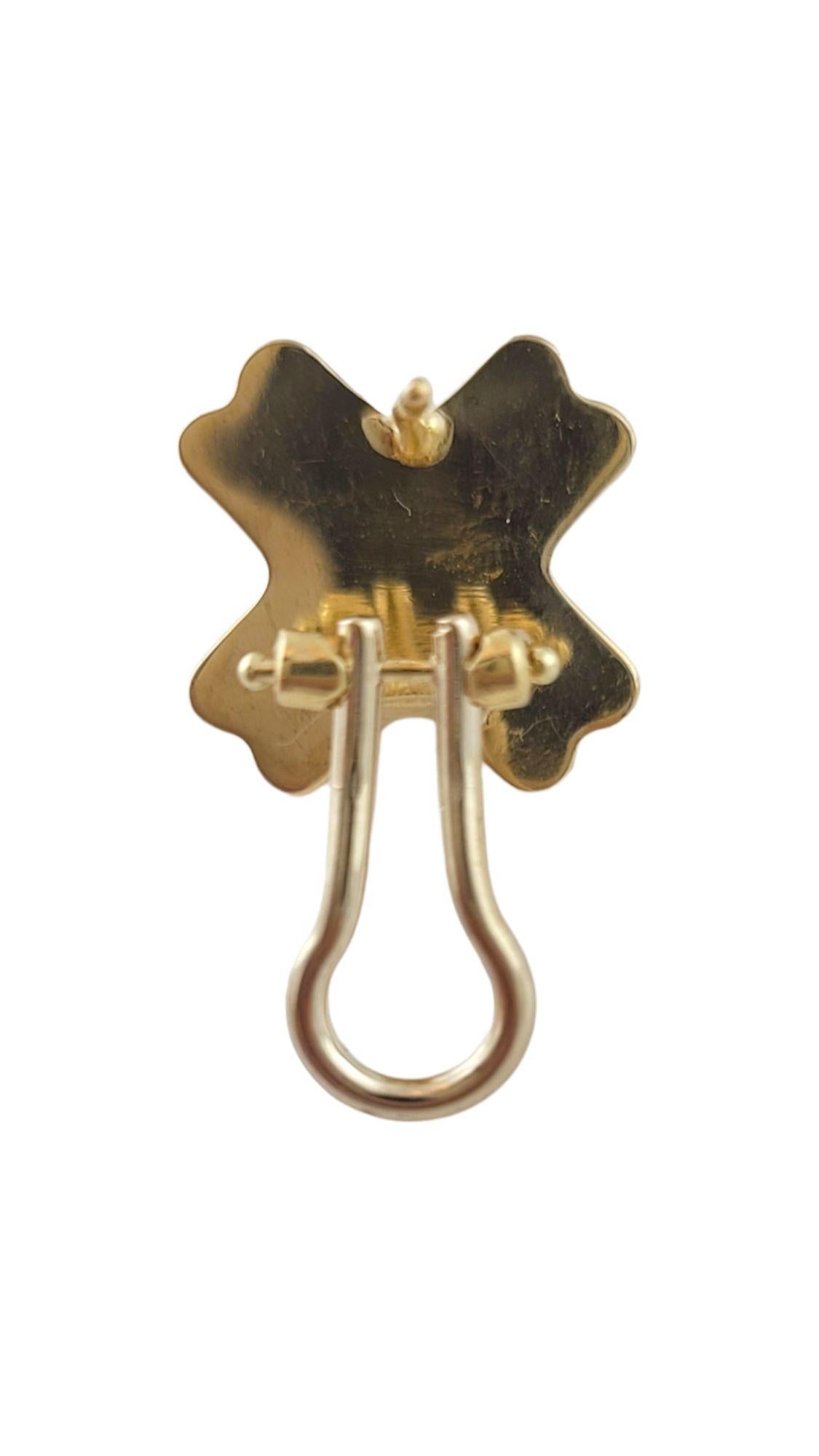 14K Gelbgold Knot X Ohrringe #14500 Damen