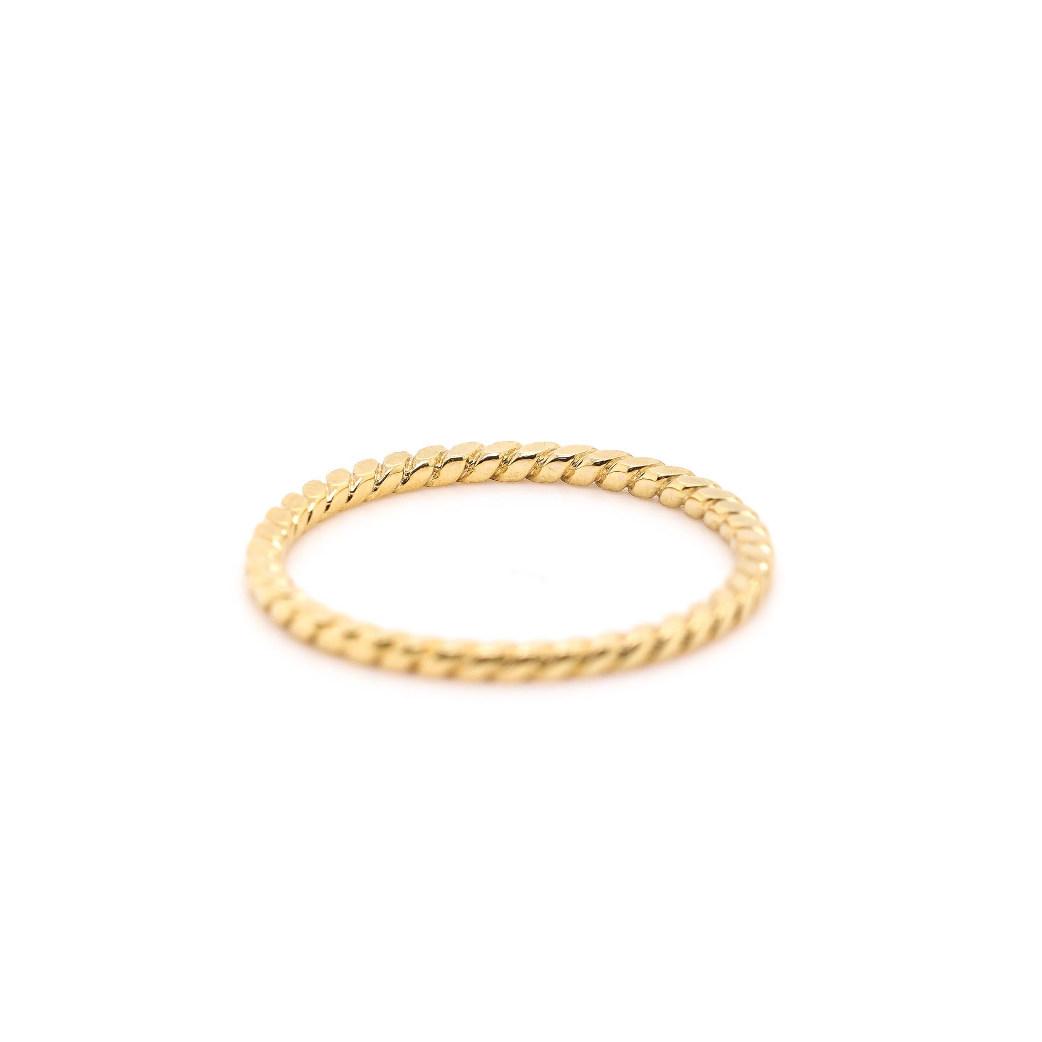 14K Yellow Gold Ladies Band For Sale 2