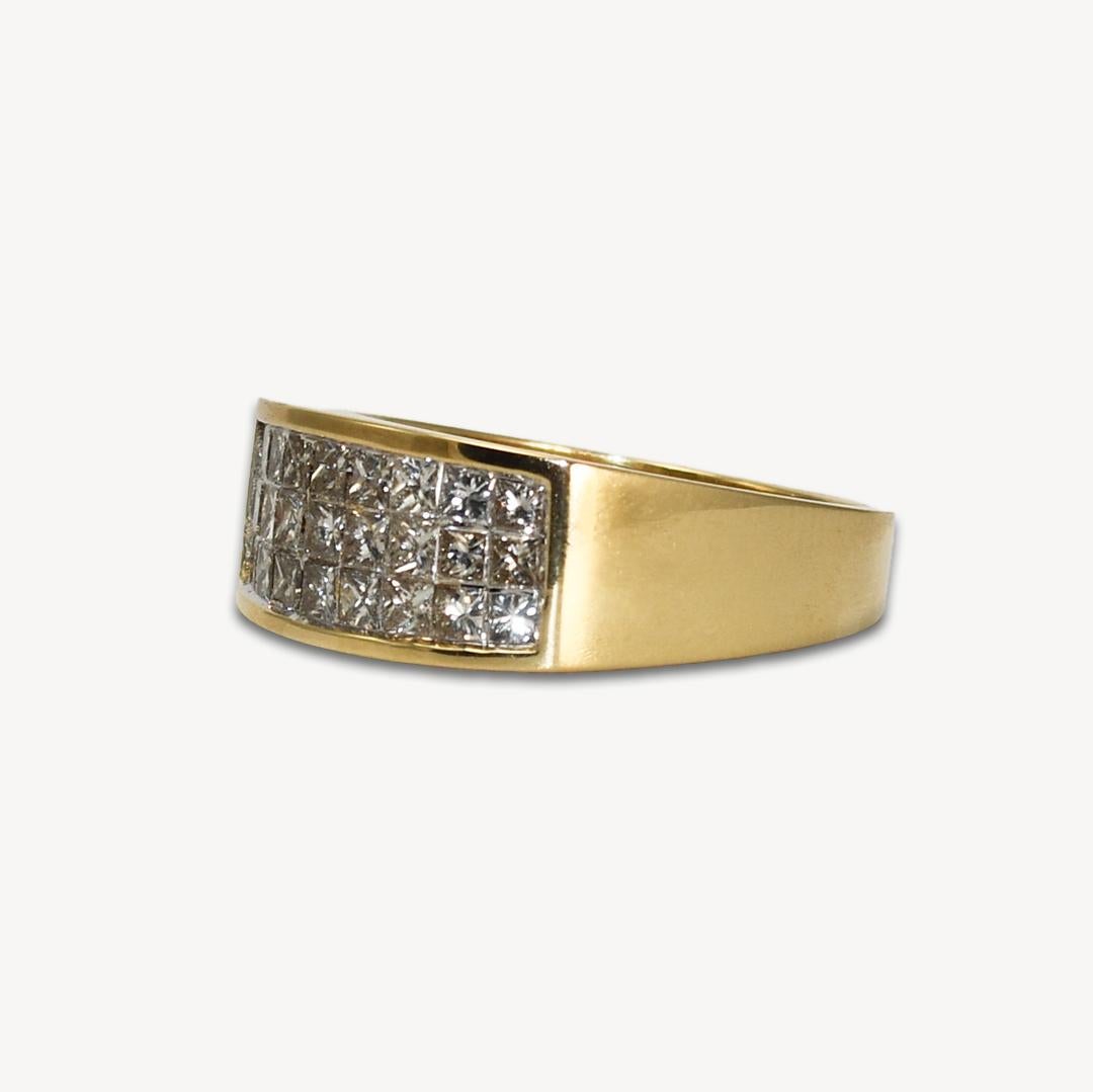14K Yellow Gold Ladies' Diamond Band 1.00ct For Sale 1
