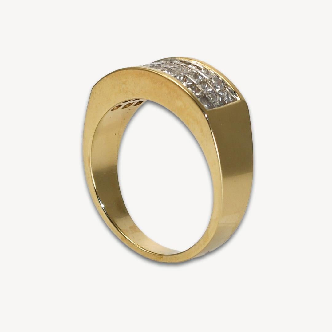 14K Yellow Gold Ladies' Diamond Band 1.00ct For Sale 2
