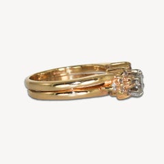 14K Yellow Gold Ladies Diamond Ring 0.45ct
