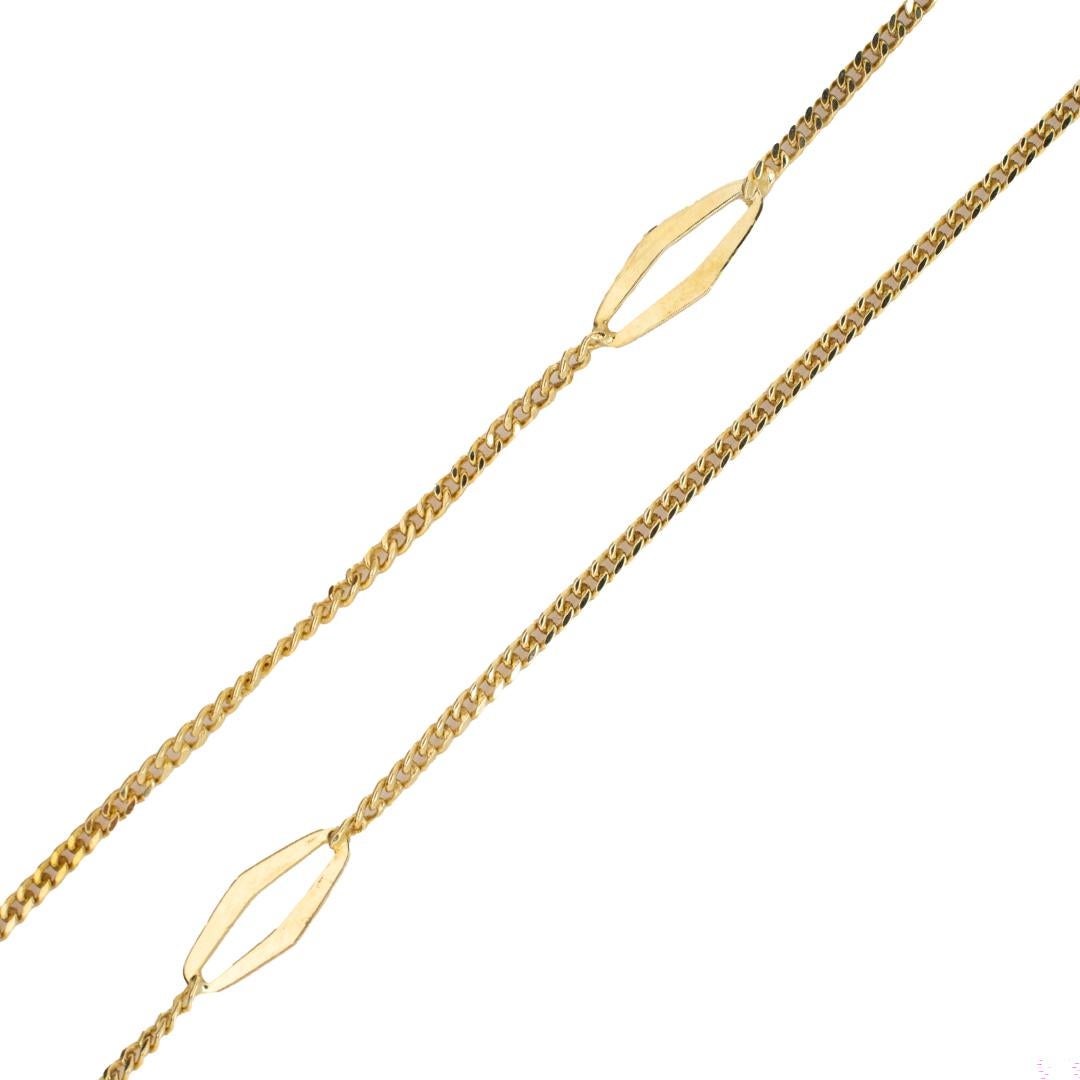 14 Karat Gelbgold Damen-Halskette 1