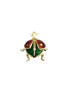 14K Yellow Gold Ladybug Pendant #22759