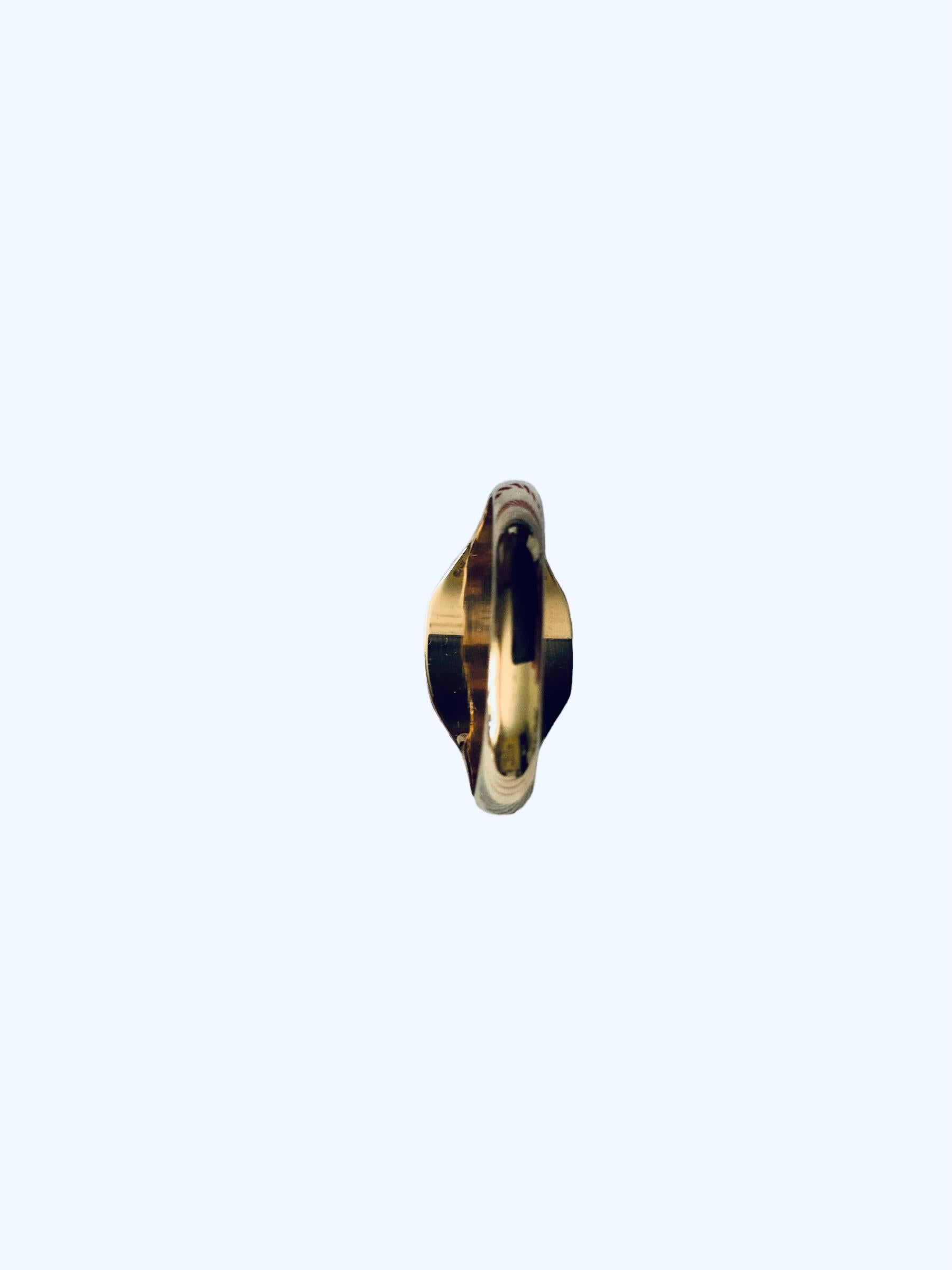 14K Gelb  Gold Lapislazuli Siegelring (Neuägyptisch)