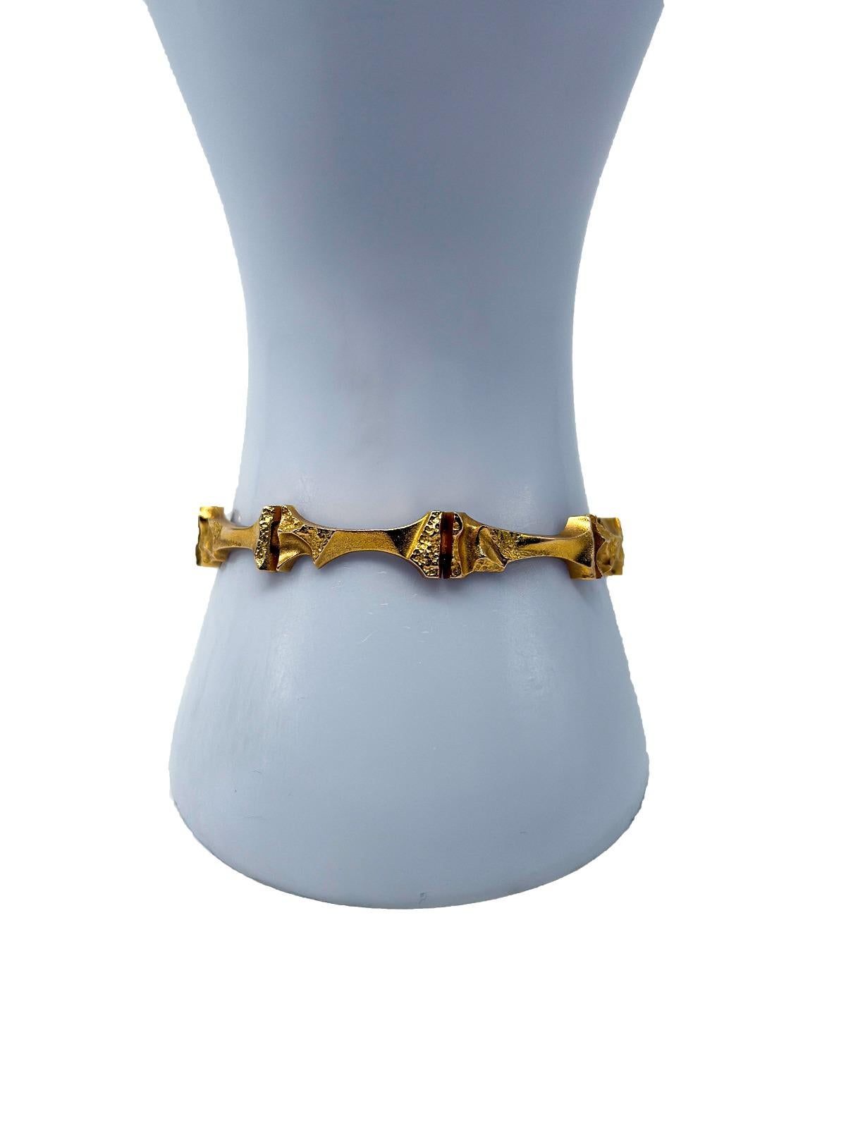 Bracelet Lapponia en or jaune 14K - Design/One classique scandinave en vente 1