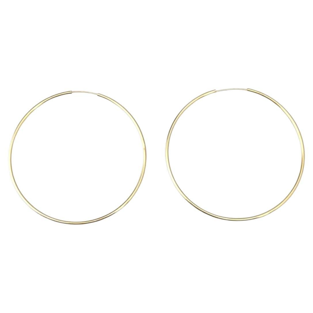 Boucles d'oreilles en or jaune 14K #21716