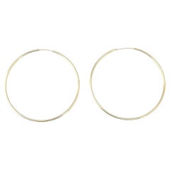 Boucles d'oreilles en or jaune 14K #21716