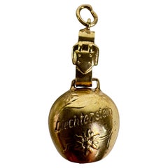 Campana Lichtenstein in oro giallo 14K
