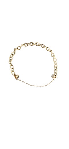 14K Yellow Gold Link Bracelet #24004