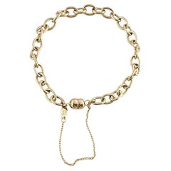 14K Yellow Gold Link Bracelet #24004