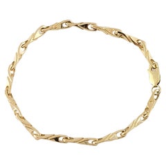 Bracelet à maillons en or jaune 14K