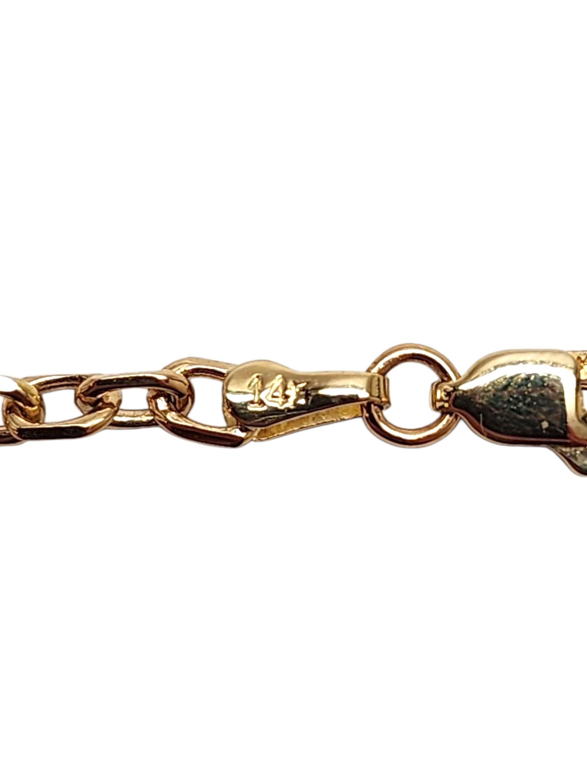 Women's 14K Yellow Gold Link Necklace 16