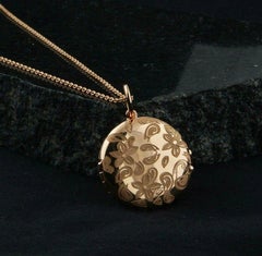 14K Yellow Gold Locket Openablle Keepsake Locket