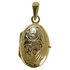 14K Gelbgold Medaillon-Anhänger 5,9 g