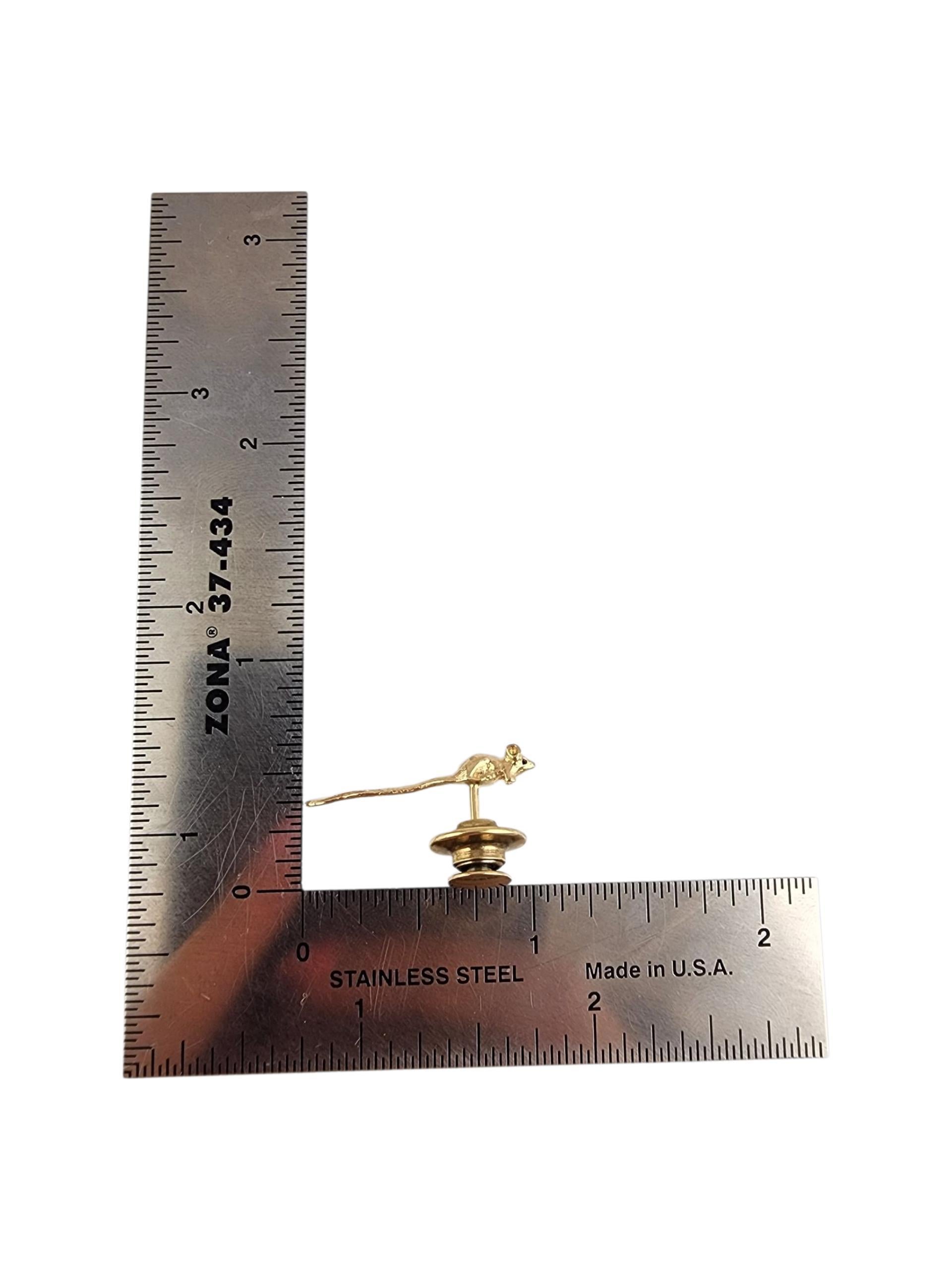 Cravatta per topi a coda lunga in oro giallo 14K #22514 in vendita 2