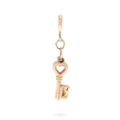 14 Karat Yellow Gold 'LOVE' Keys Charm / Pendant