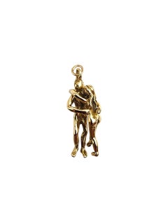 14K Yellow Gold Loving Couple Charm #22338