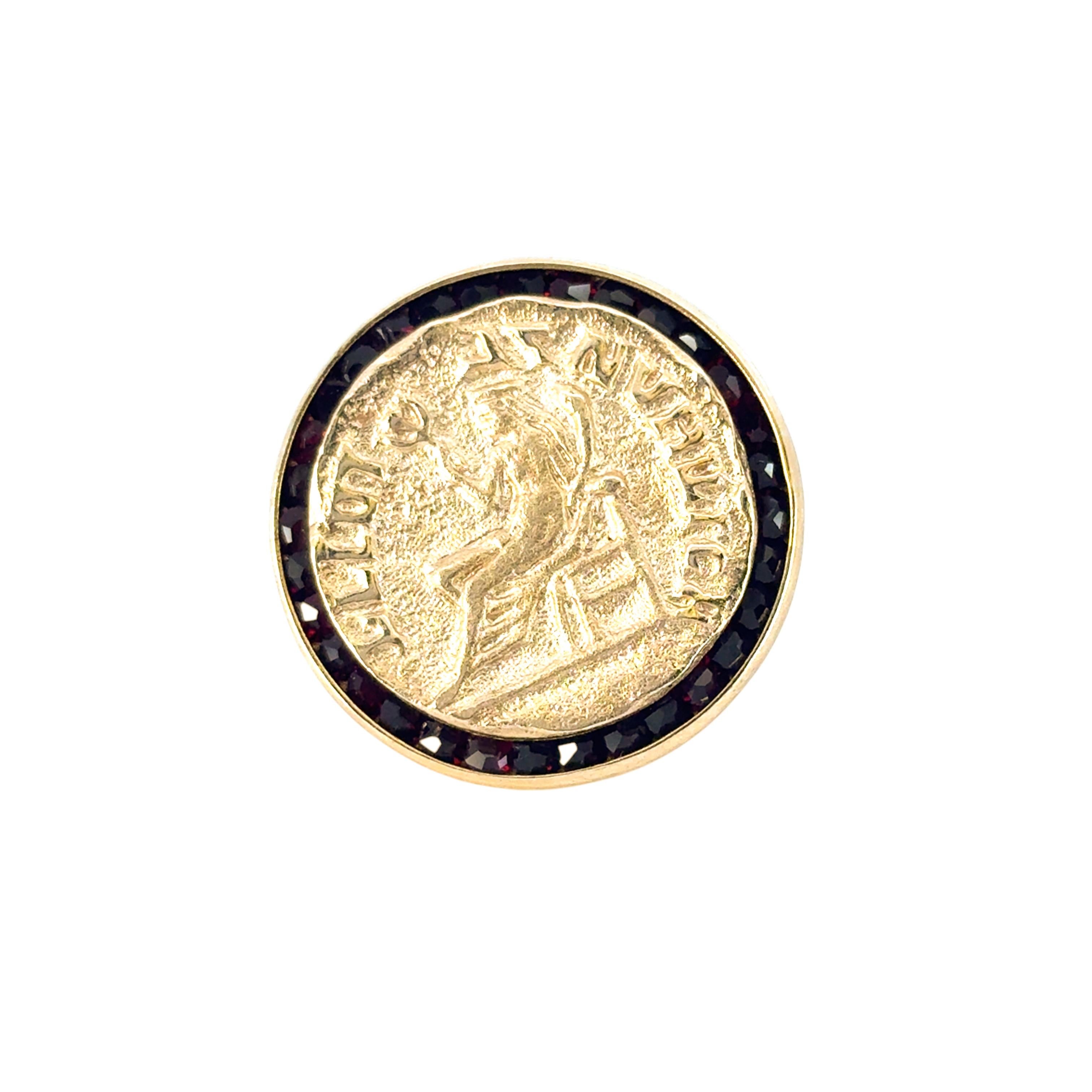 14k Yellow Gold Lucien Piccard Coin Black Spinel Cufflinks

These stunning Lucien Piccard Spinel Cufflinks is in excellent condition and is ready to ship!

Brand: Lucien Piccard
Type: Cufflinks
Style: Coin
Material: 14k Yellow Gold
Gemstone Type: