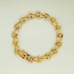 Bracelet Lucky Horse Shoe en or jaune 14K